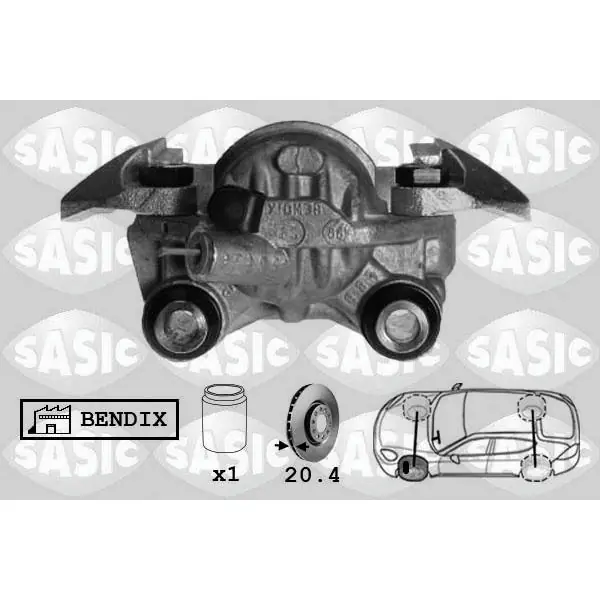 Brzdový třmen SASIC SCA0024 Víkendová Akce
